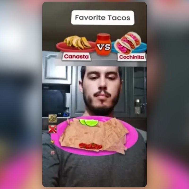 Taco Tournament Lens by Wabisabi Games Snapchat Lenses and Filters