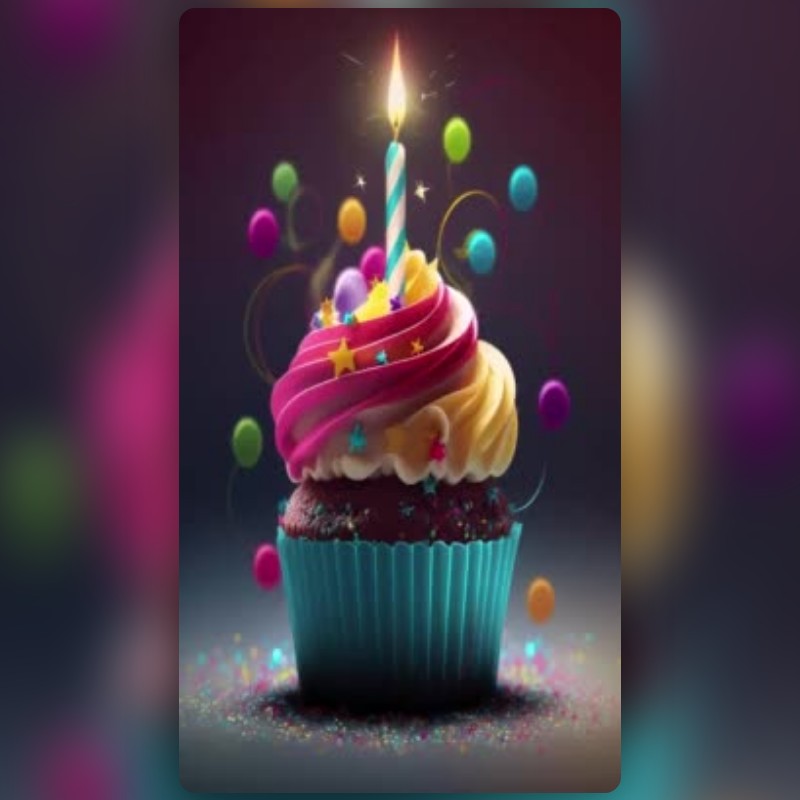 Birthday Cake Lens by Dj Navi Jain - Snapchat Lenses and Filters