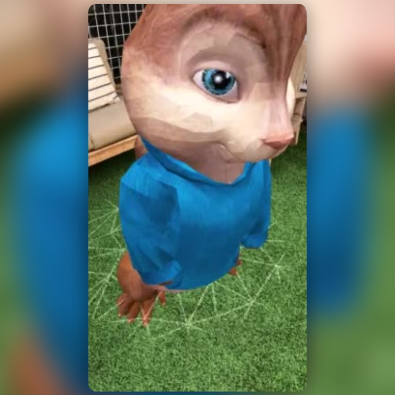 Simon Chipmunk Lens by Gina Saluccio - Snapchat Lenses and Filters