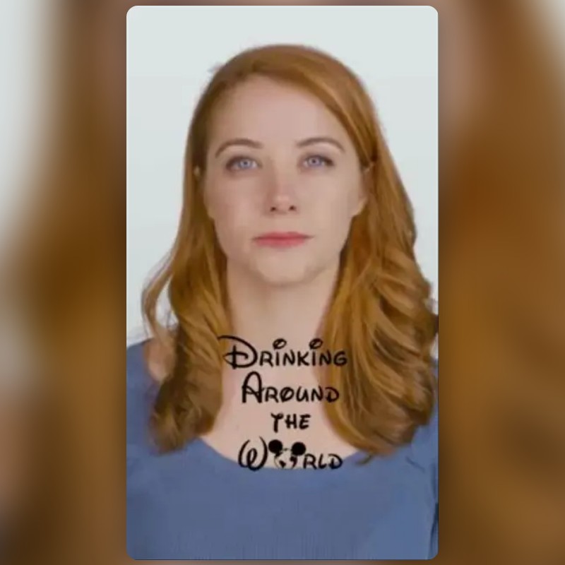 เลนส์ Epcott Drink สร้างโดย Bear Grizzly เลนส์และฟิลเตอร์ Snapchat