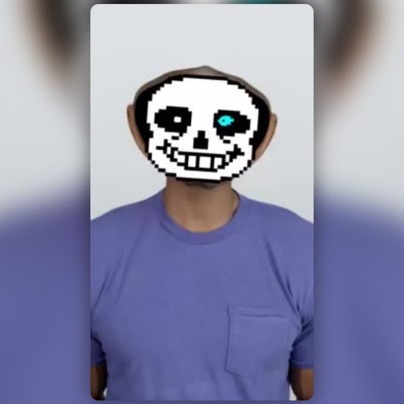 Sans Undertale Lens by Mr. Fingers - Snapchat Lenses and Filters