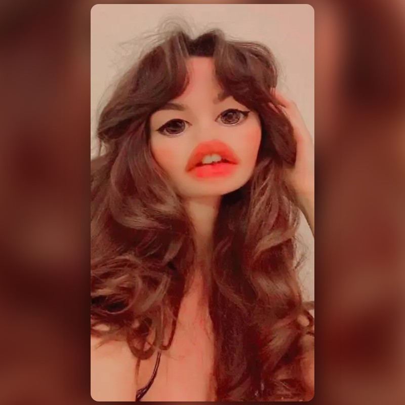 Big Lips Face Lens by Sunny Bahadurpuria🎥 Snapchat Lenses and Filters