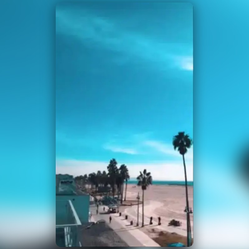 sky blue Lens by AYU Snapchat Lenses and Filters