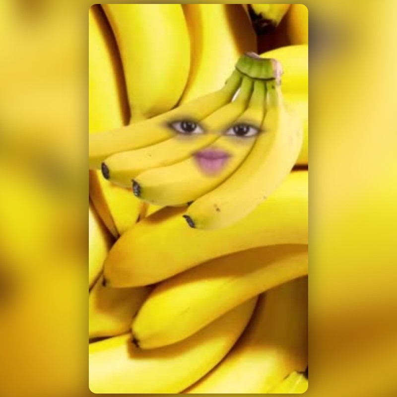 bananas Lens by Chania - Snapchat Lenses and Filters