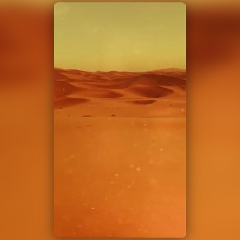 Warm Dust Lens by 𝐏𝐚𝐬𝐜𝐚𝐥 - Snapchat Lenses and Filters