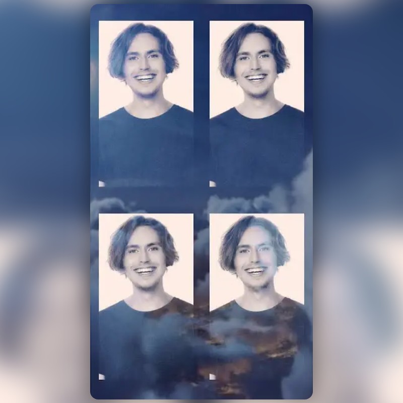 Cloudy Collage Lens by Snapchat Snapchat Lenses and Filters