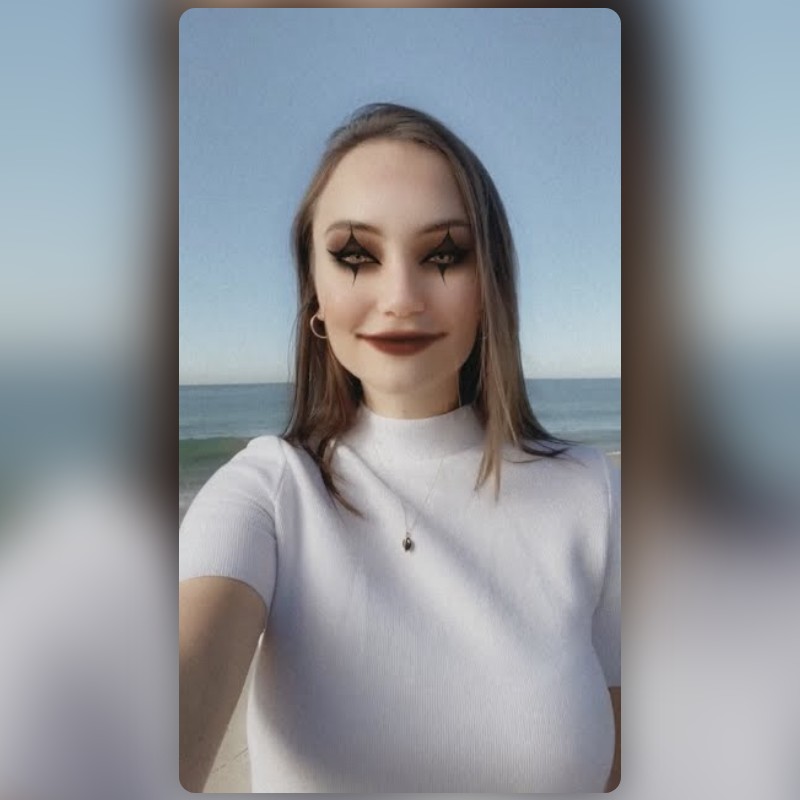 Snapchatが作成したDark Joker Makeupフィルター | Snapchatレンズ