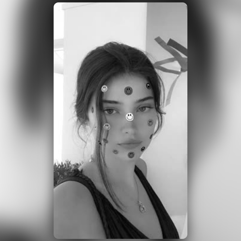 BW EMOJI Lens by Saetenation - Snapchat Lenses and Filters