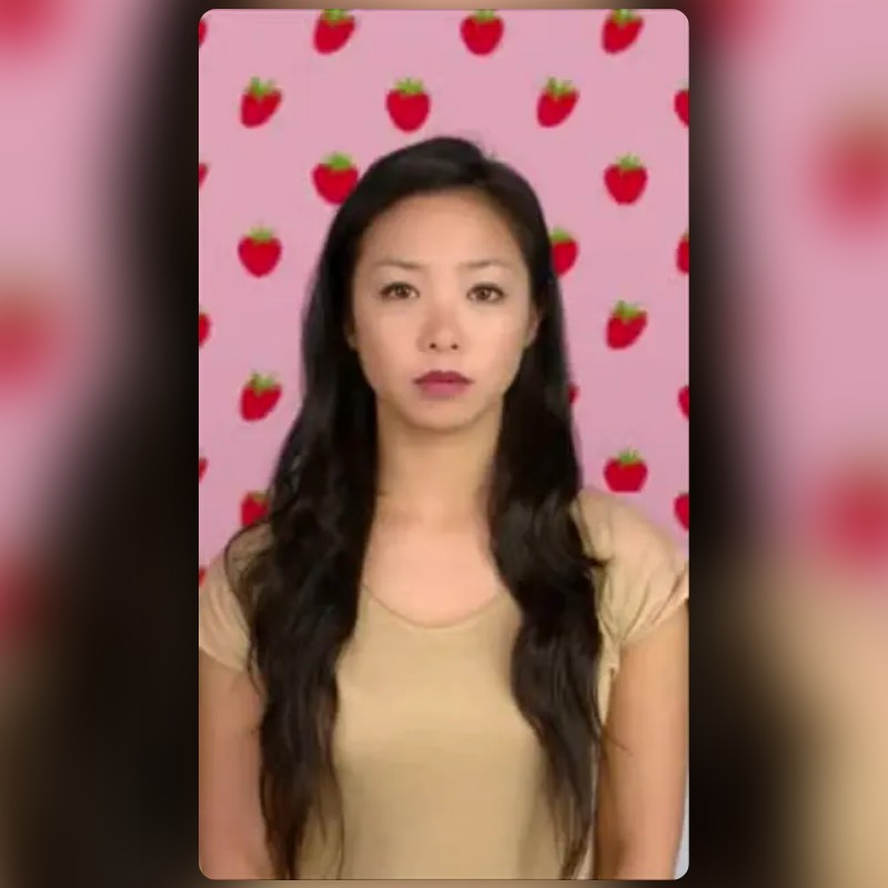 Strawberries Lens by dakota ☘︎︎ Snapchat Lenses and Filters