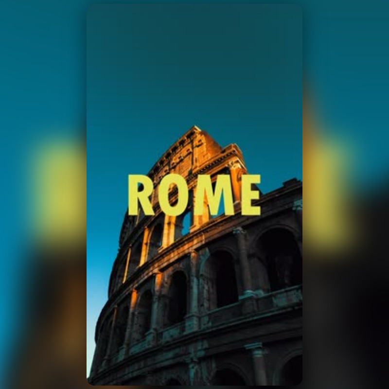 ROME Lens by tom - Snapchat Lenses and Filters