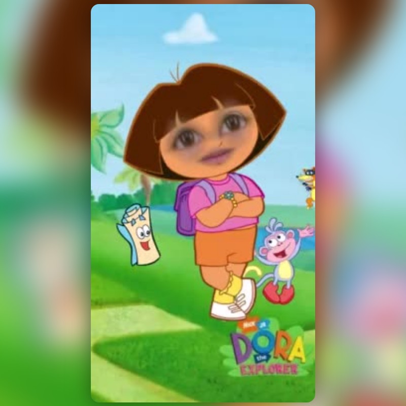 Dora the Explorer Lens by Anastasia Berliana - Snapchat Lenses and Filters