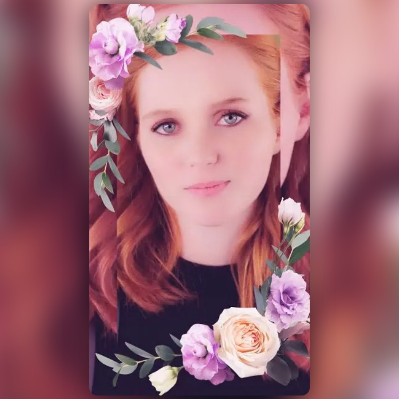 Flower Frame Lens by Snapchat Snapchat Lenses and Filters