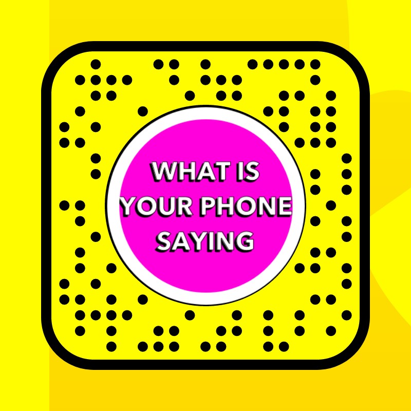 WHAT PHONE SAYING Lens by Slide Up App😂💕 Snapchat Lenses and Filters