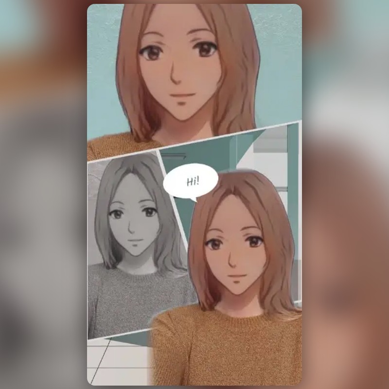 由 Snapchat 創作的 Anime School 濾鏡 | Snapchat 特效鏡頭