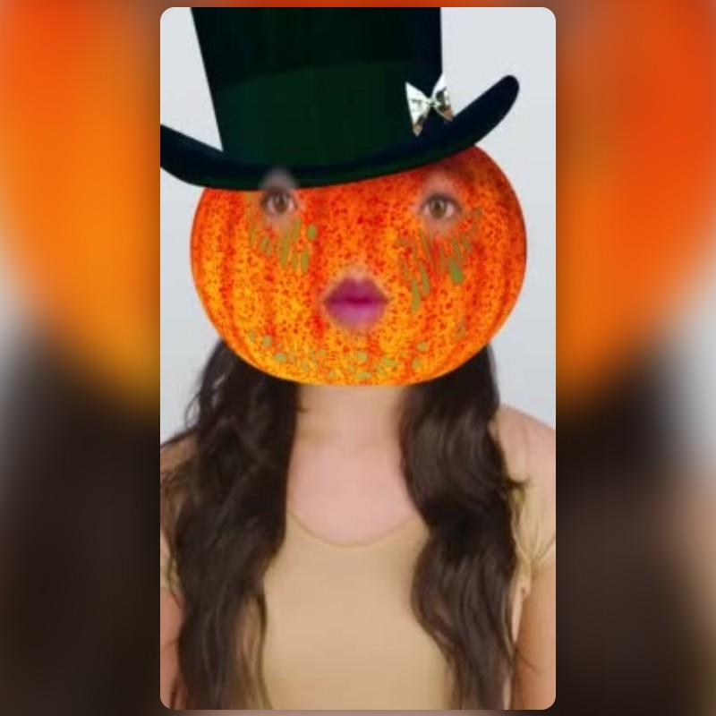 Pumpkin Lens By La Cité Perdu Sixnueve 🏴‍☠️🩸 Snapchat Lenses And Filters