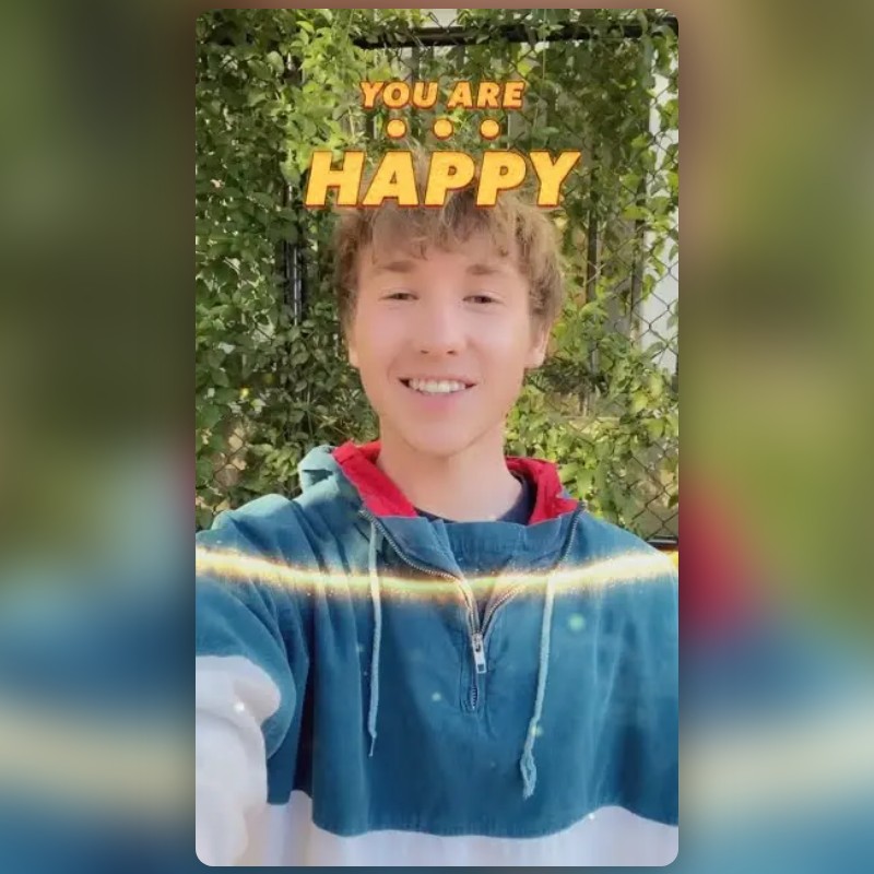 Happy Scanner Lens by Snapchat - Snapchat Lenses and Filters
