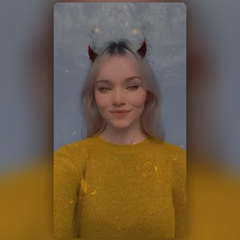 由 Snapchat 創作的 Smoky Horns 濾鏡 | Snapchat 特效鏡頭