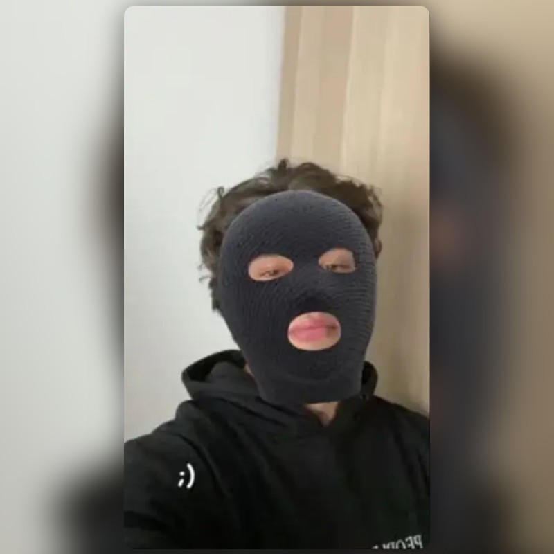 Ski Mask Lens by ERNIE Snapchat Lenses and Filters