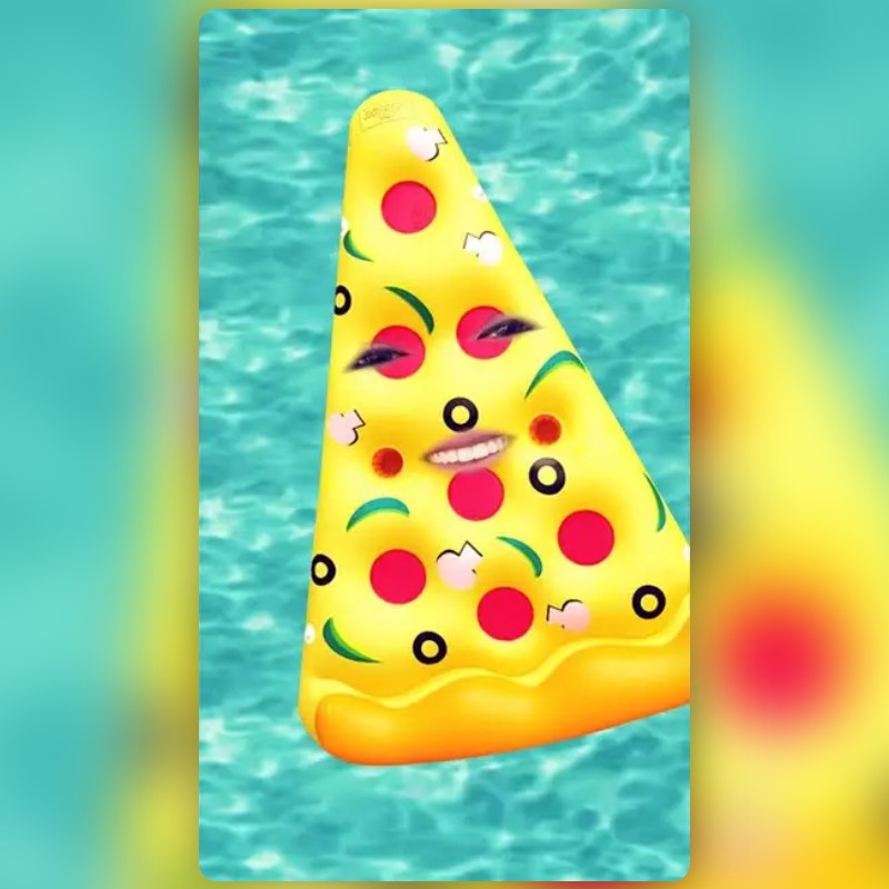 Chilling Pizza Lens by Snapchat Snapchat Lenses and Filters
