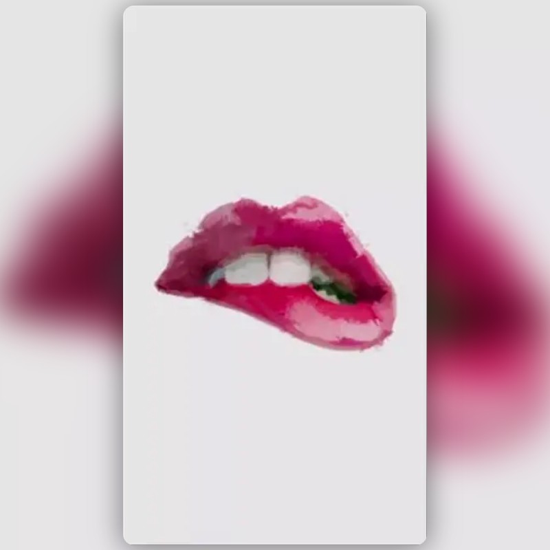 Red Lips Streak Lens by Sunny Bahadurpuria🎥 Snapchat Lenses and Filters