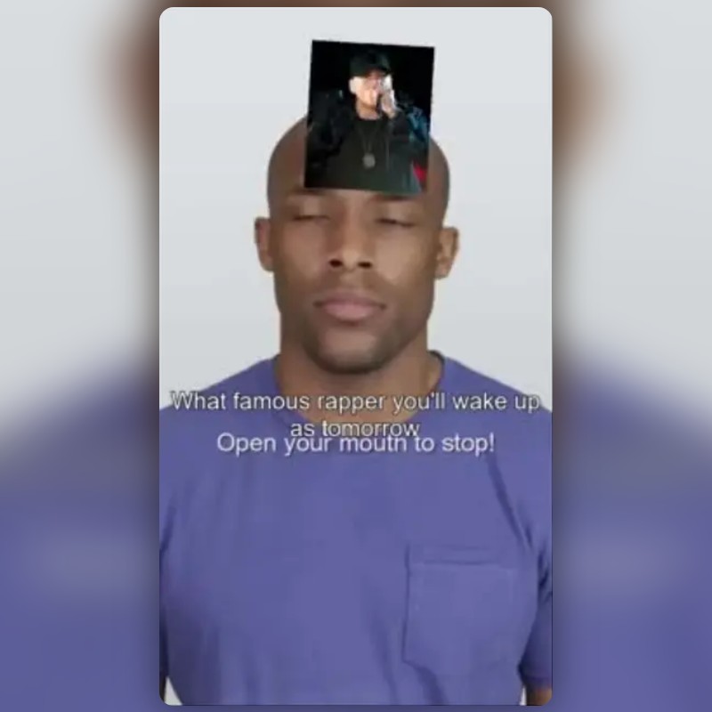 What rapper Filter by Snapchat | Snapchat Lenses