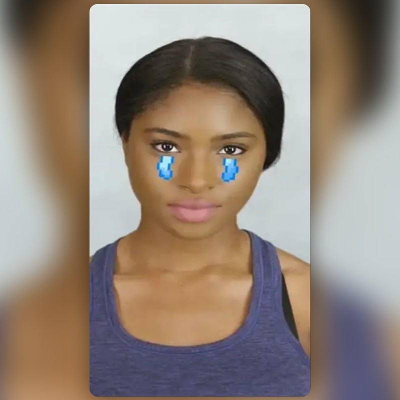 Crying tears Lens by Pranish Snapchat Lenses and Filters