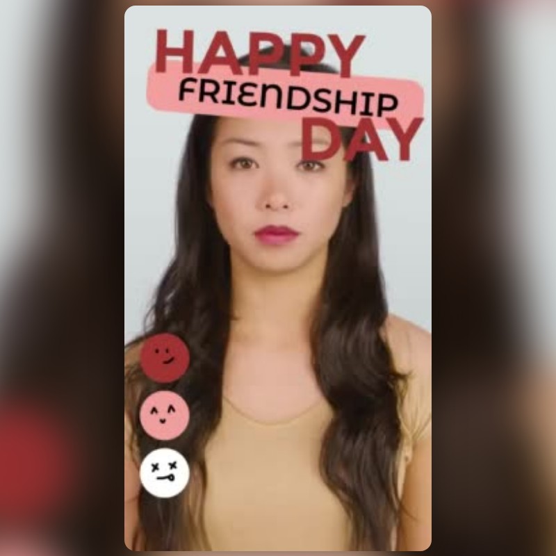 เลนส์ Friendship Day สร้างโดย Andrea Kirana เลนส์และฟิลเตอร์ Snapchat