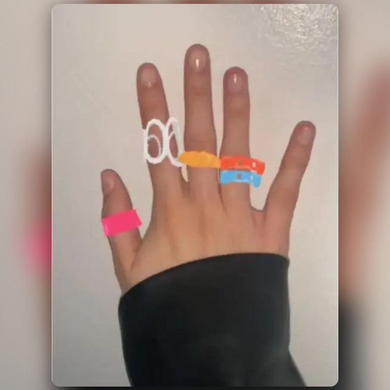 jelly rings Lens by Eren Snapchat Lenses and Filters