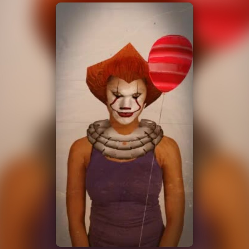 Pennywise Lens By Noah Lupo Snapchat Lenses And Filters