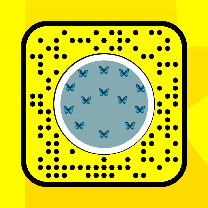 blue butterflies Lens by noble martin Snapchat Lenses and Filters