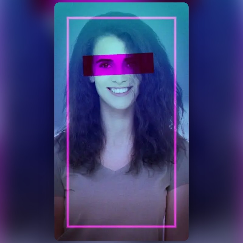 Snapchatが作成したNeon Frameフィルター | Snapchatレンズ