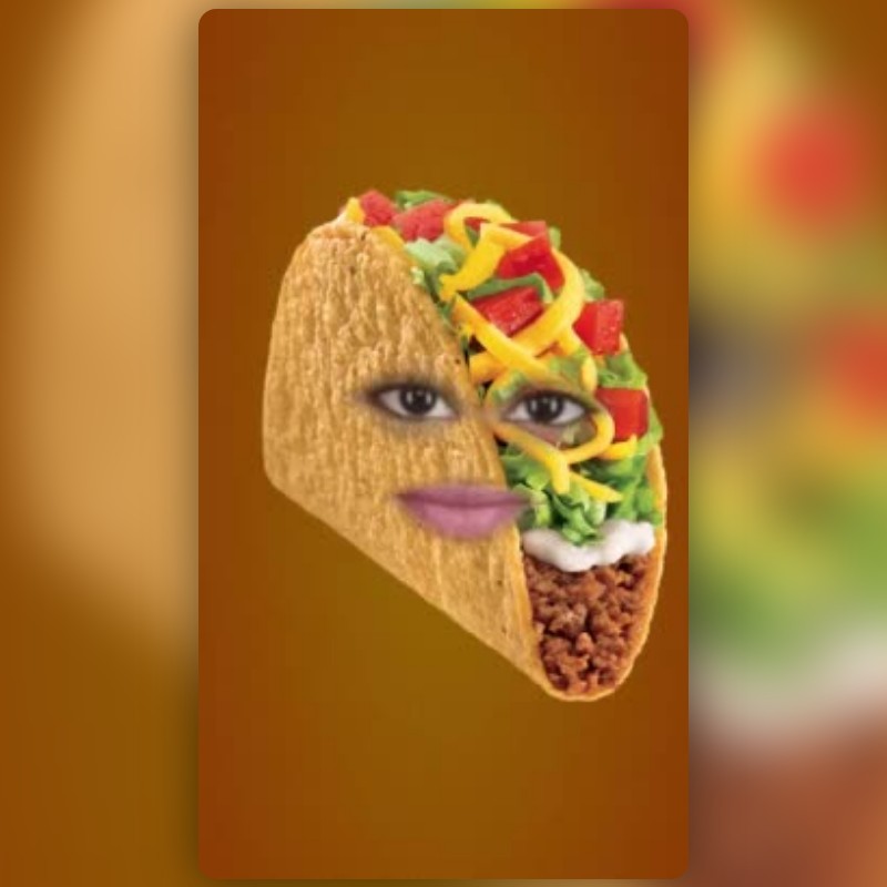 Taco face Lens by Under25DSU - Snapchat Lenses and Filters