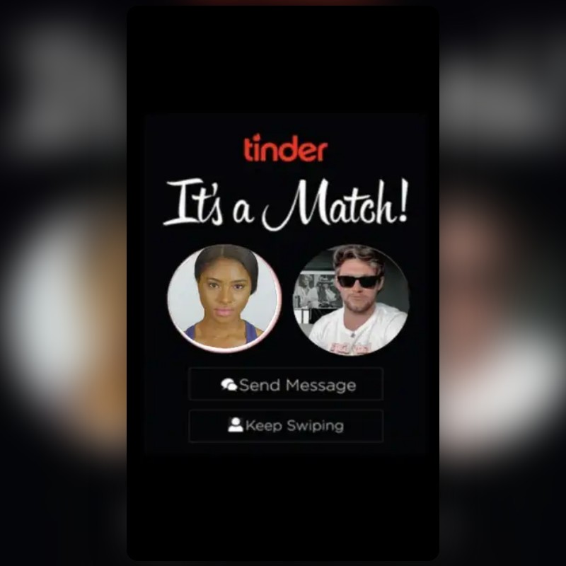 Niall Tinder Match Lens by Adzra 🕊 Snapchat Lenses and Filters