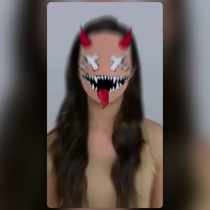 Devil Cartoon Face Lens by La Cité Perdu SixNueve 🏴‍☠️🩸 - Snapchat ...