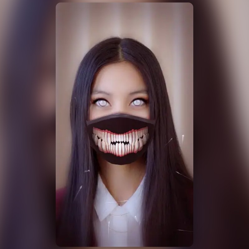 Scary Mask Lens by Snapchat Snapchat Lenses and Filters