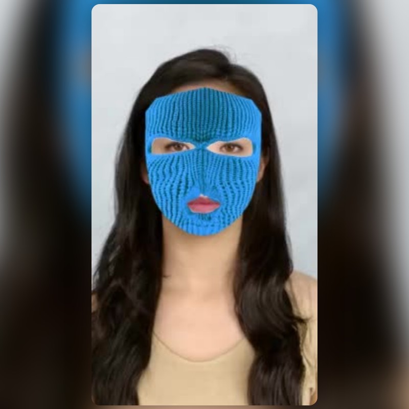 เลนส์ balaclava - blue สร้างโดย priαnkα 🧸 - เลนส์และฟิลเตอร์ Snapchat