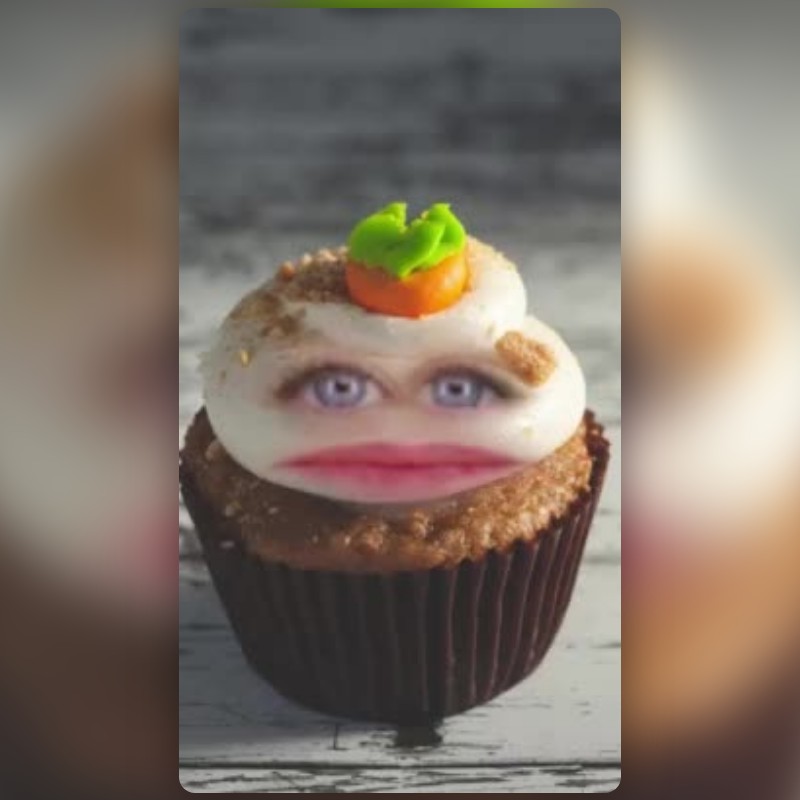 CARROT CUPCAKE Lens by Logan Clark - Snapchat Lenses and Filters