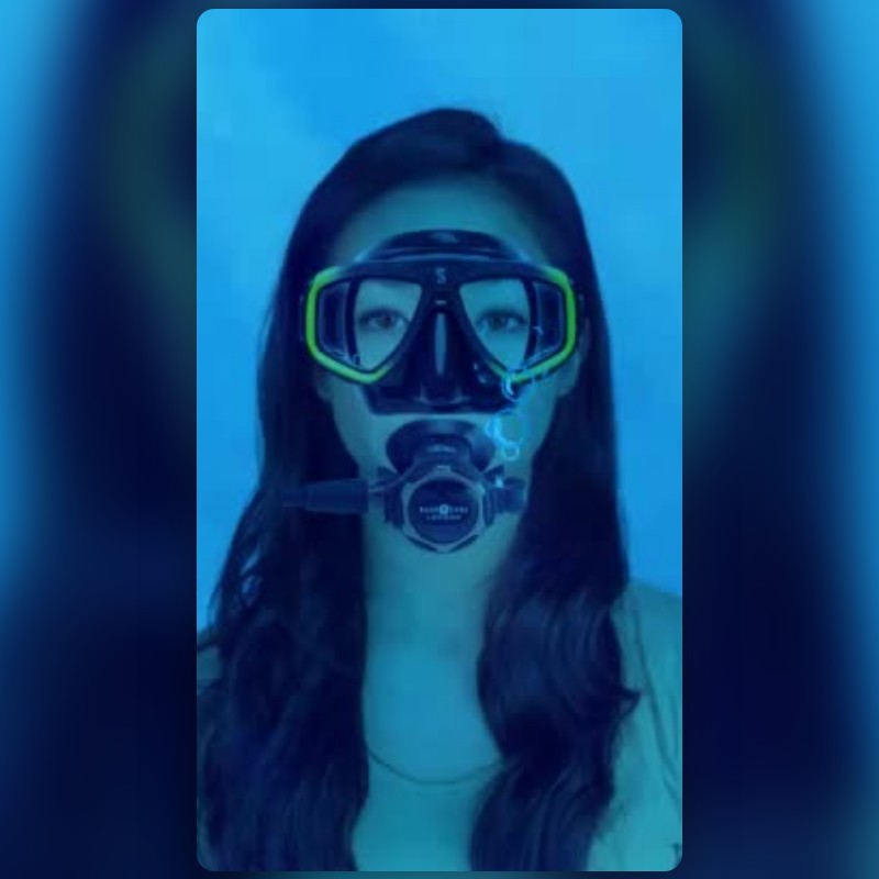 Pink Scuba Mask Lens by Chris Thordsen - Snapchat Lenses and Filters