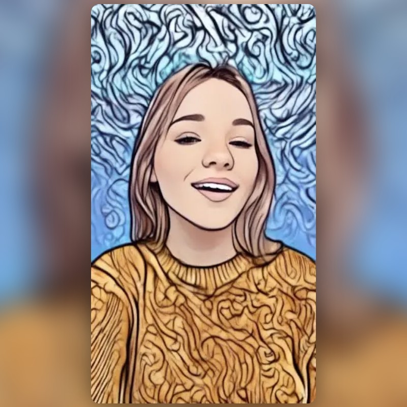 Snapchatが作成したScribble Worldフィルター | Snapchatレンズ