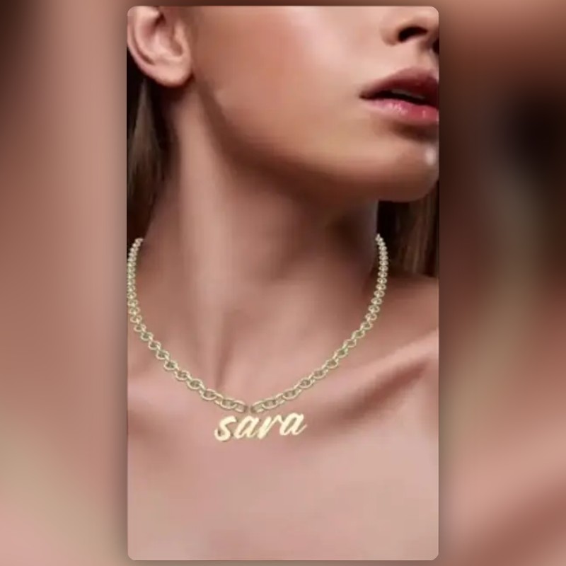 Custom Necklace Lens by sARa Snapchat Lenses and Filters