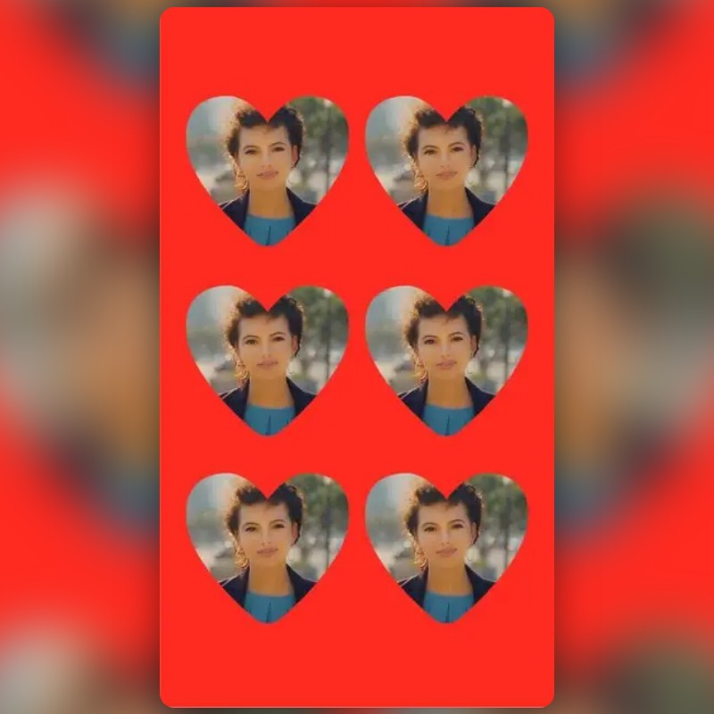 Snapchatが作成したI Heart Youフィルター | Snapchatレンズ