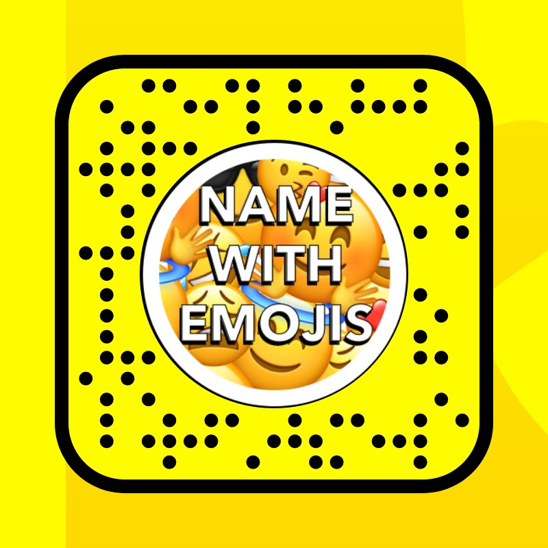 NAME WITH EMOJIS Lens by Slide Up App😂💕 Snapchat Lenses and Filters