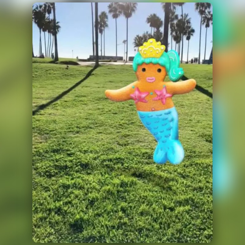 Cookie Mermaid Lens by Snapchat Snapchat Lenses and Filters