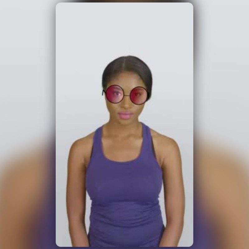 Round Glasses 3D Lens by Lukas – Snapchat Lenses and Filters