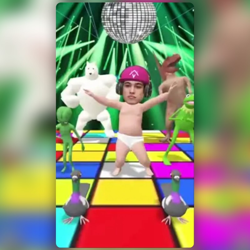 Dance Floor Filter by Vivek Thakur 🌴 | Snapchat Lenses