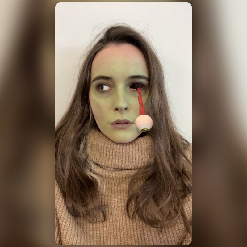 Zombie Eyes Lens by Snapchat - Snapchat Lenses and Filters