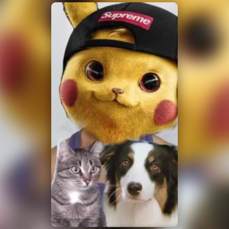 Pikachu Grrr Lens By La Cité Perdu Sixnueve Snapchat Lenses And Filters