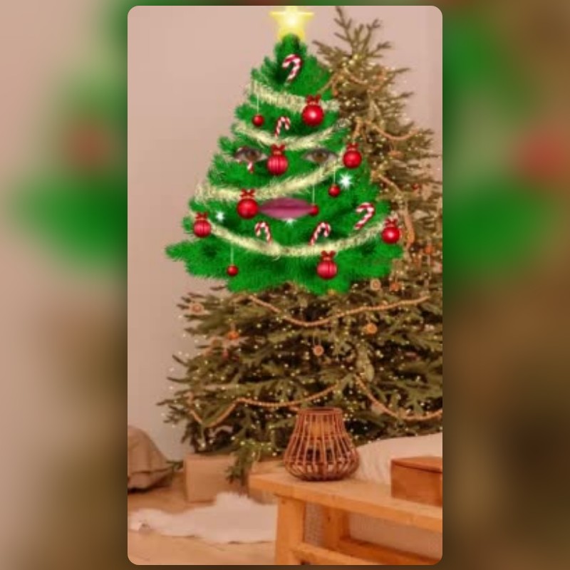 Christmas Tree Lens by Sahda Ardelia - Snapchat Lenses and Filters