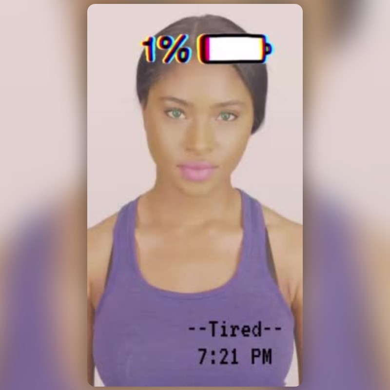 Low Battery Lens By Aayu - Snapchat Lenses And Filters