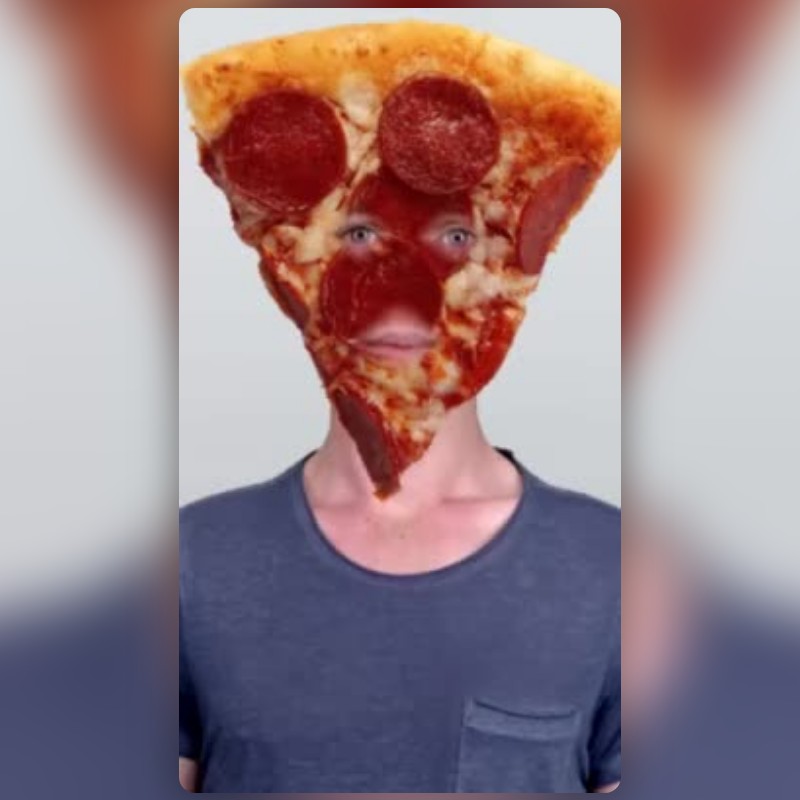 Pizza slice Lens by Mar - Snapchat Lenses and Filters